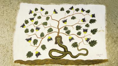 Peruvian vegetalista painting